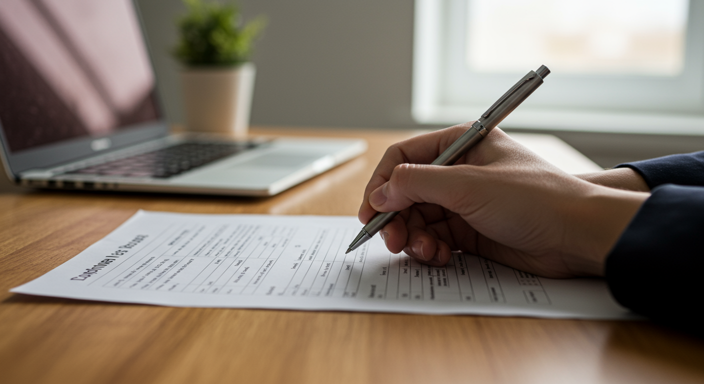 Image of lease contract