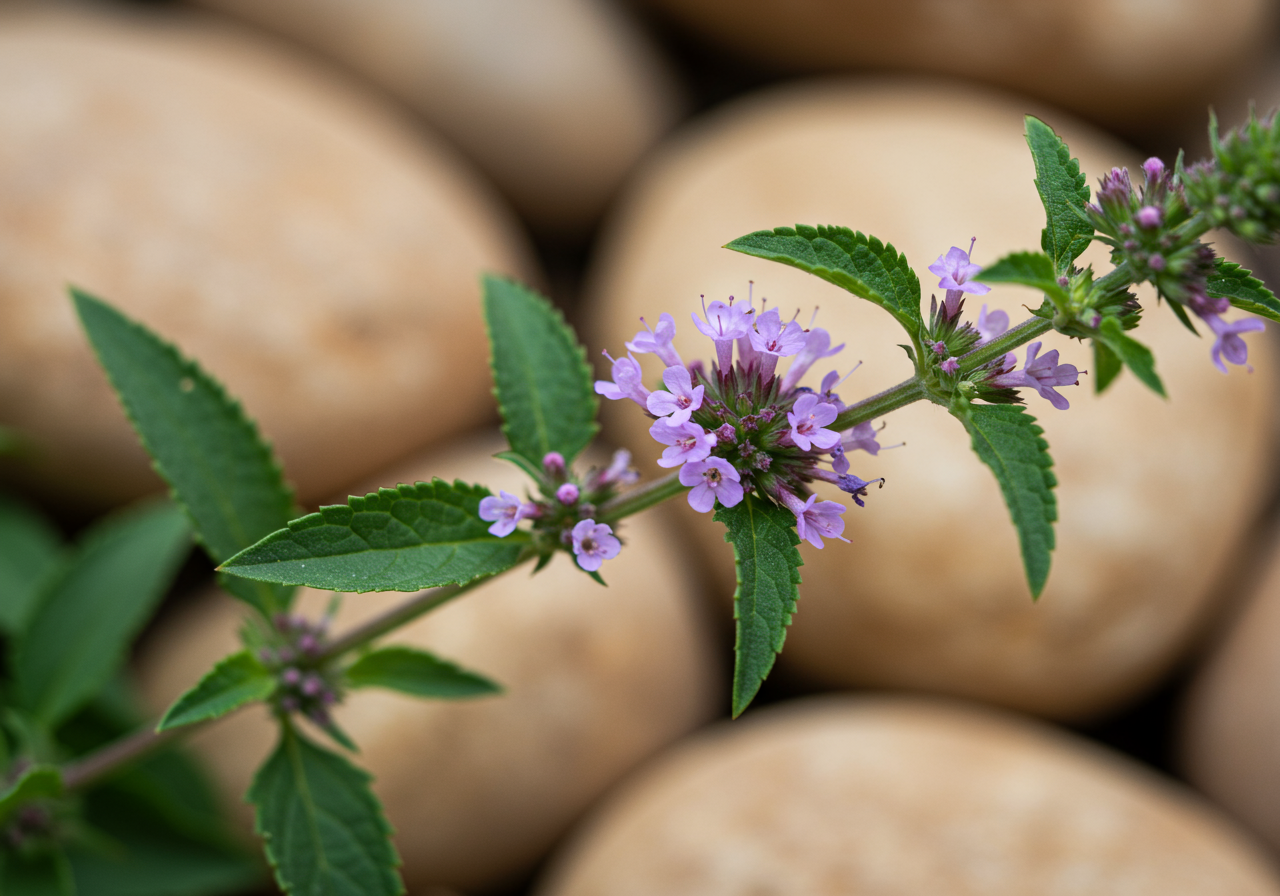 catmint purple flowers