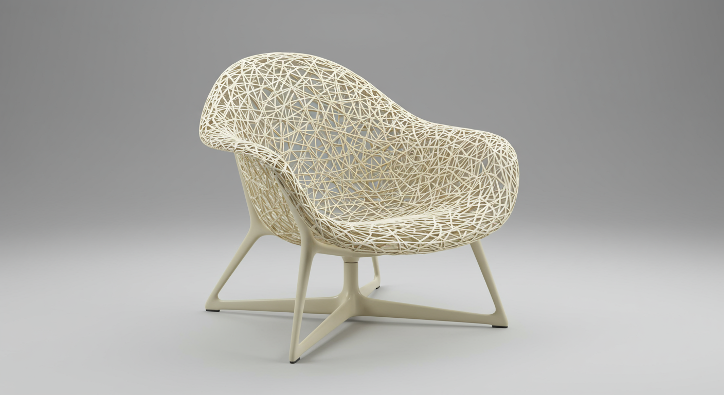 chair made from a Sustainable Plastic Alternative