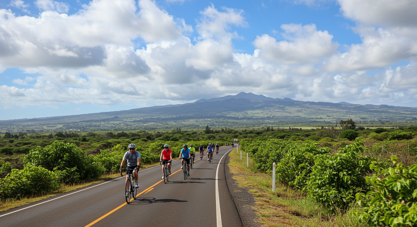 biking on the big island
