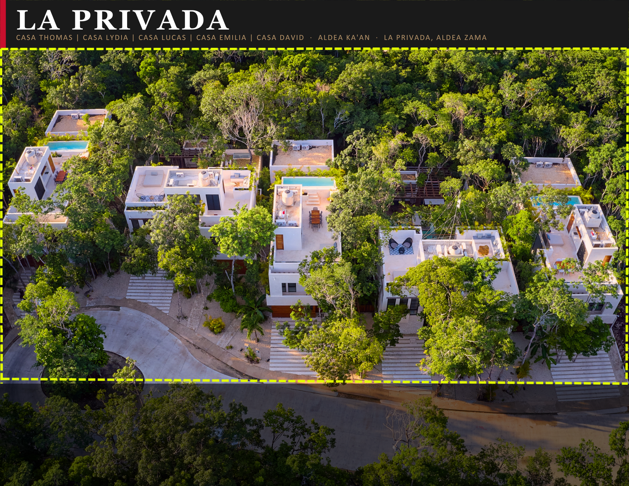 15 Bed House/Villa - Aldea Ka’an Portfolio – 5 Luxury Villas in La Privada, Aldea Zama | Aldea Zama