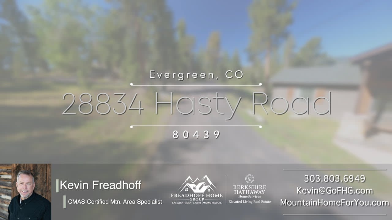 28834 Hasty RD - Evergreen, CO