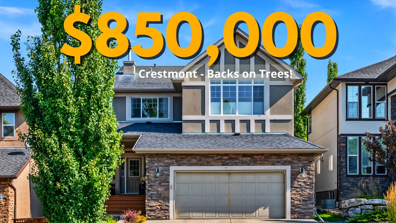 Tour This $850,000 Crestmont Home, Backing on Trees!