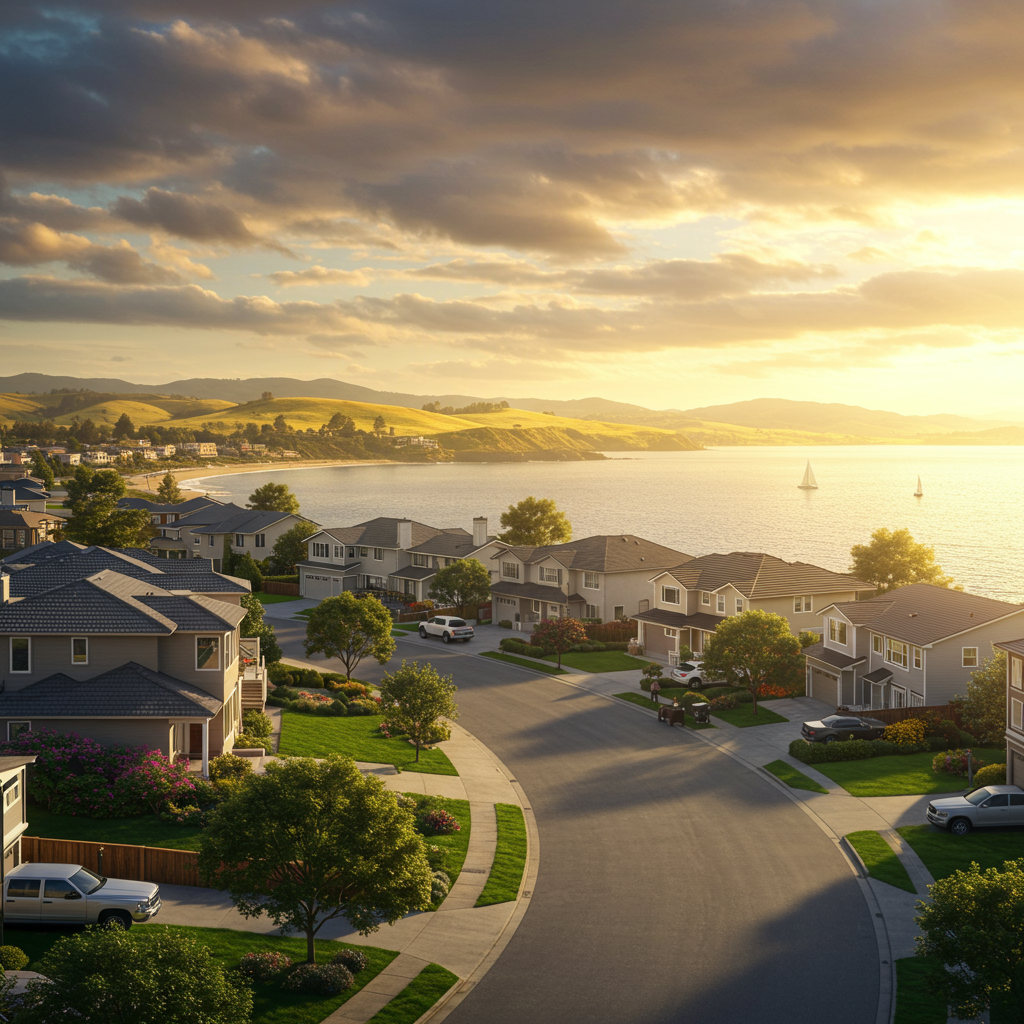 Artist rendition of Dana Hills neighborhood in Dana Point