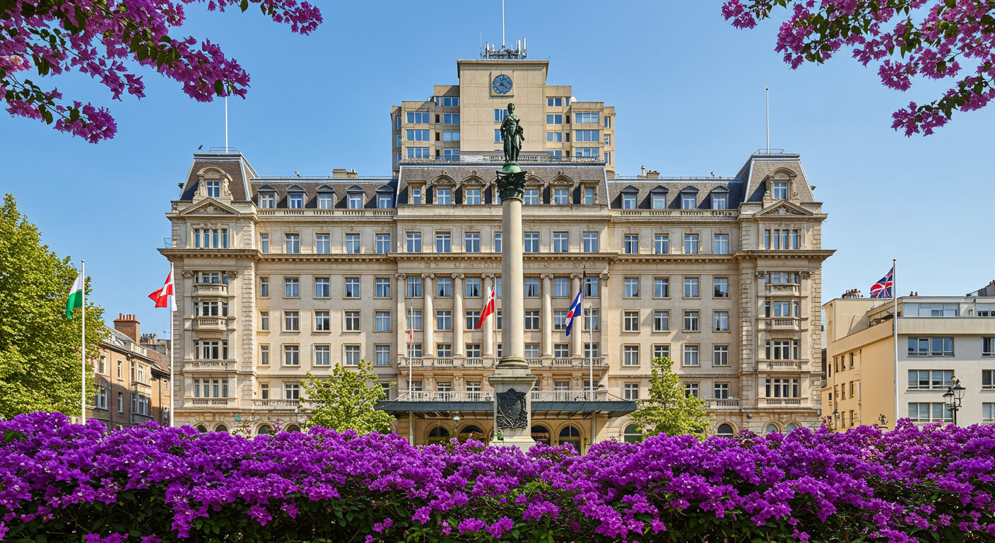 Buildings of Downtown San Francisco from Union Square