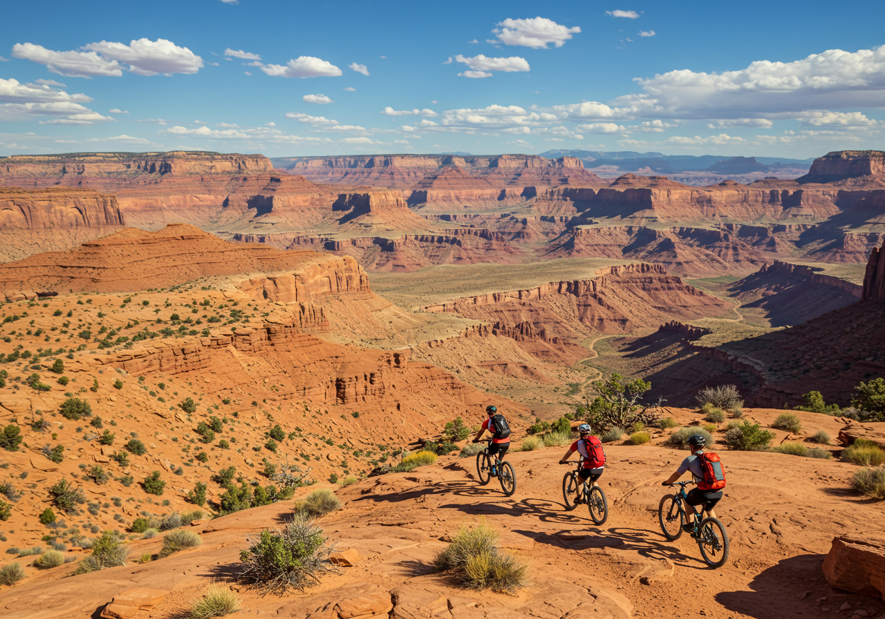 Passing the canyon, Moab,Utah