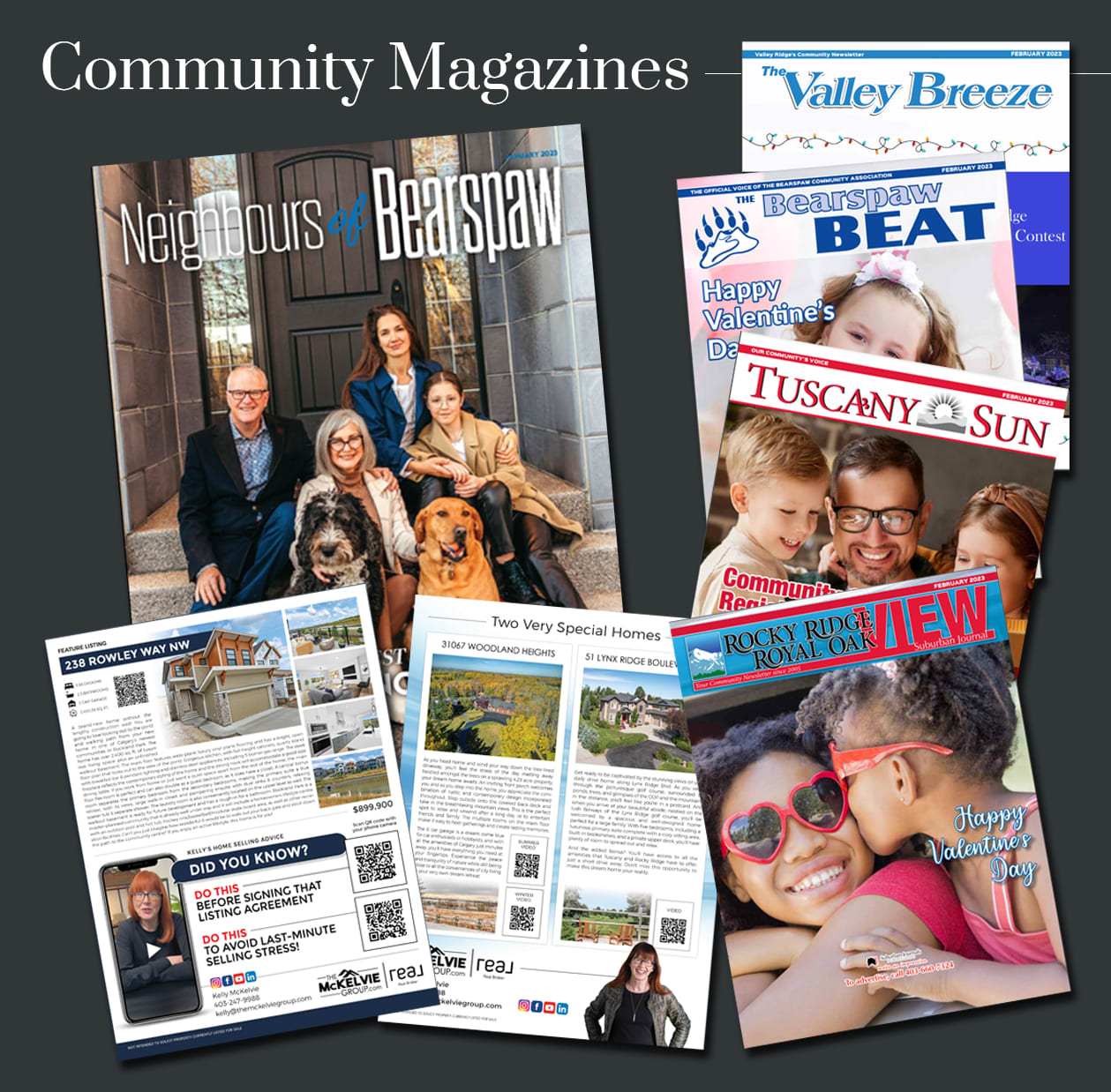 print and digital media for real estate community magazines