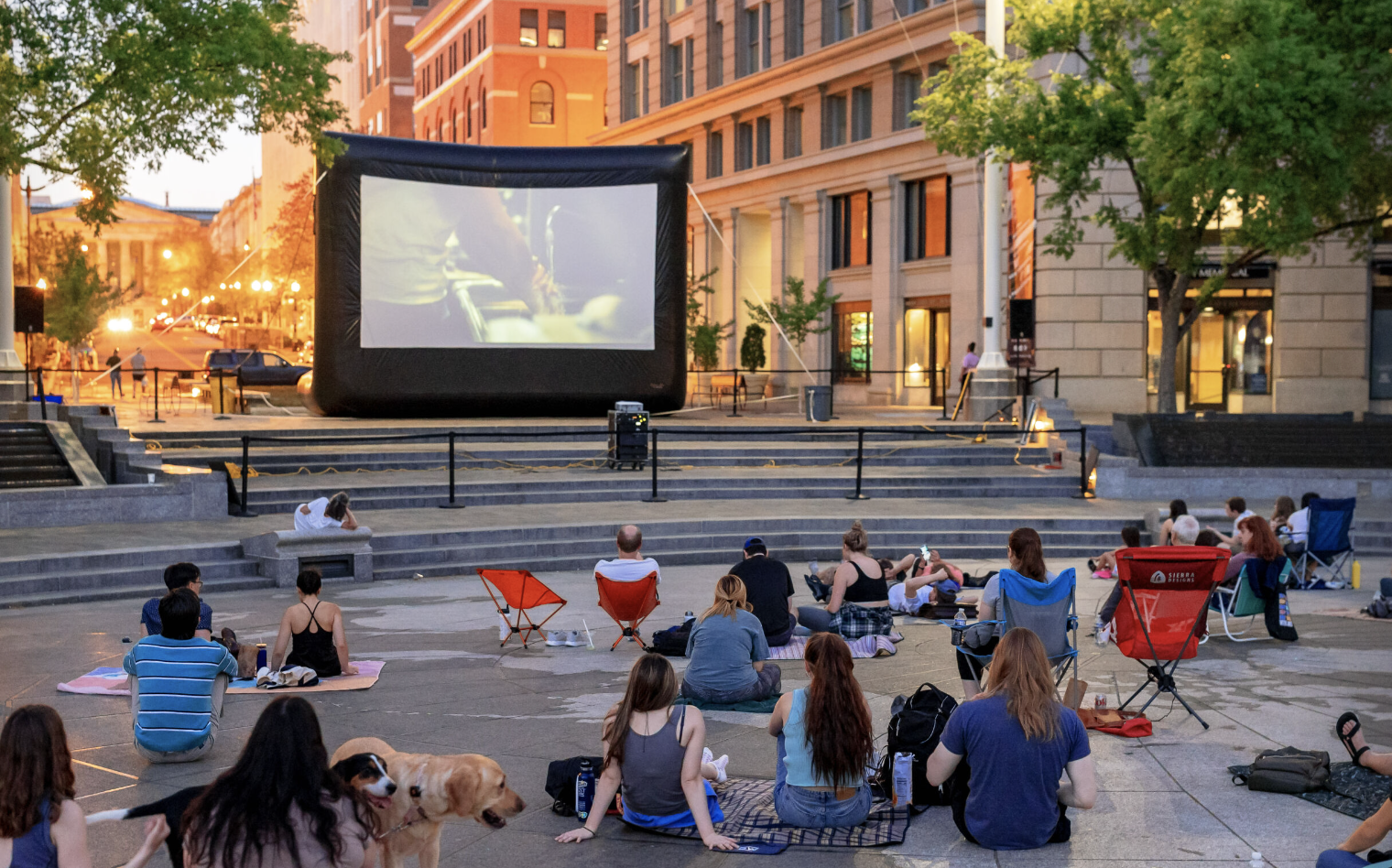 Free outdoor movie screening in Washington DC