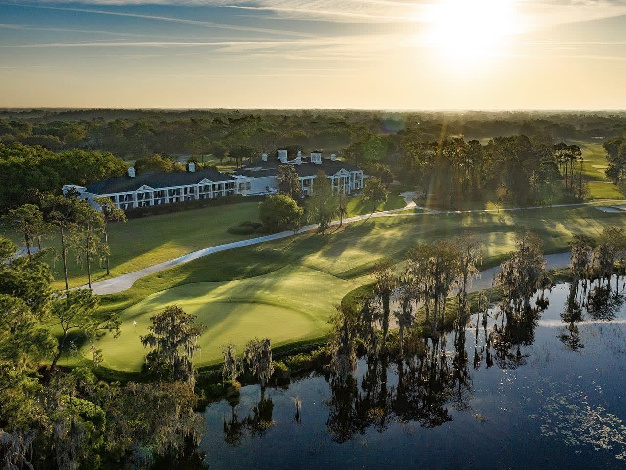 Aerial photo of Lake Nona in Orlando, Florida