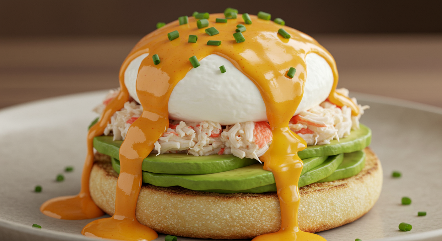 Dungeness crab Benedict