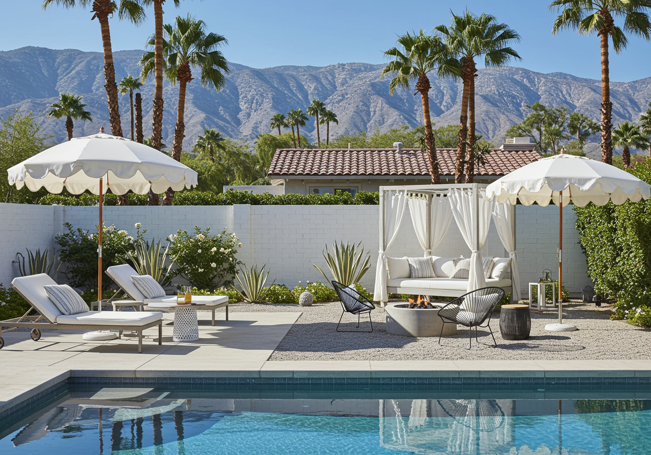 39540 Kirkwood Court, Rancho Mirage is a boho-chic home.