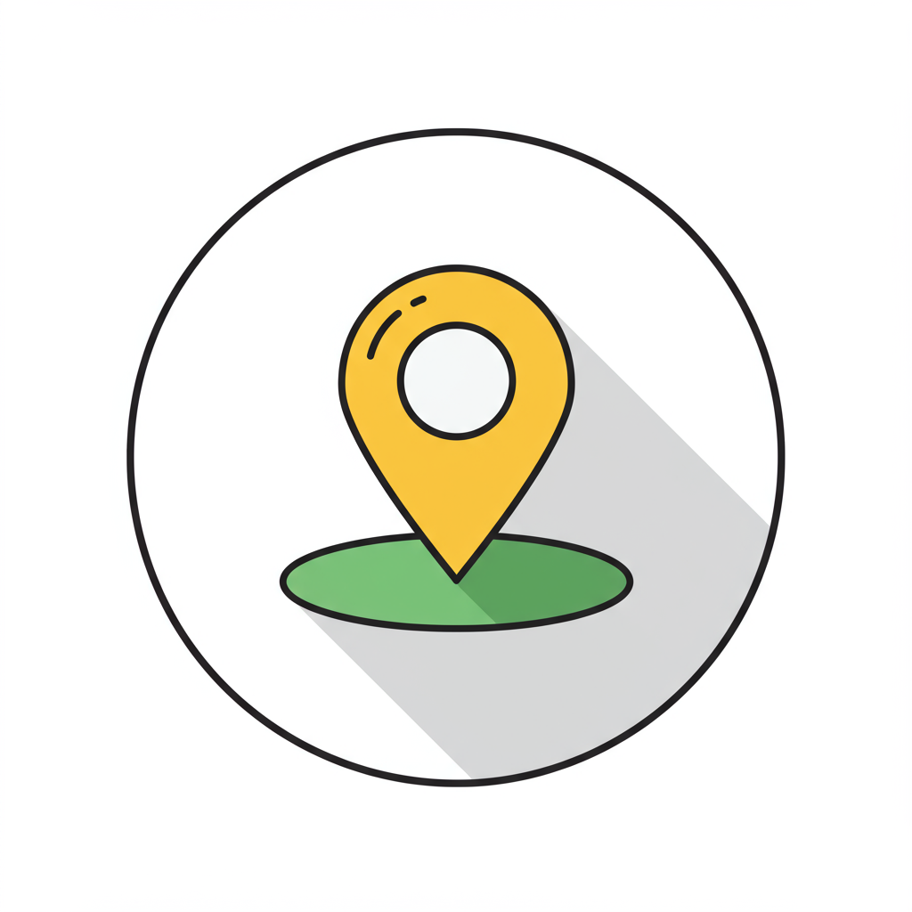 Location pin marking a green spot.