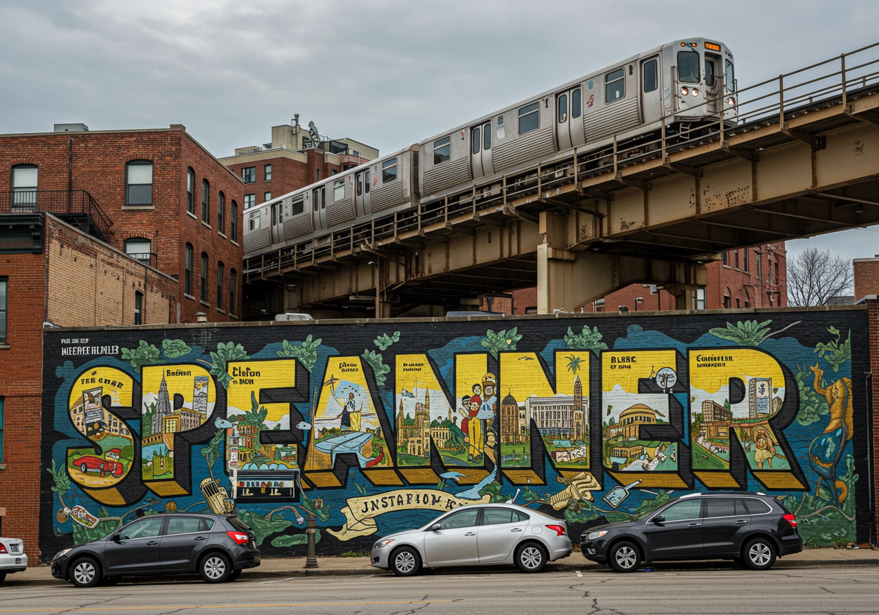 Greetings from Chicago mural