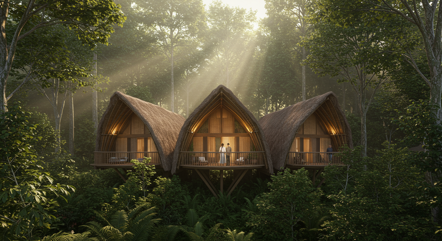 A preview of the 2024-opening Wilderness Bisate Reserve in Rwanda.