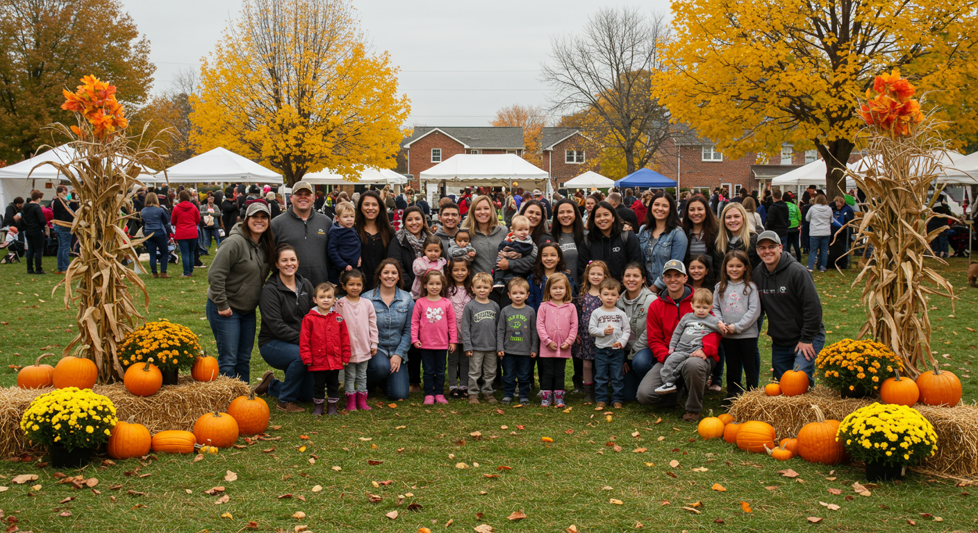 a group of people posing for a photo