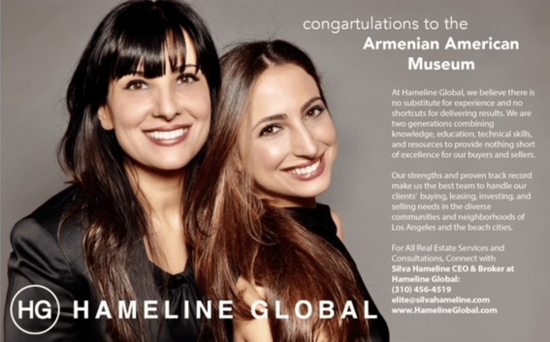 Silva and Christine Hameline, real estate professionals from Hameline Global, congratulate the American Museum.