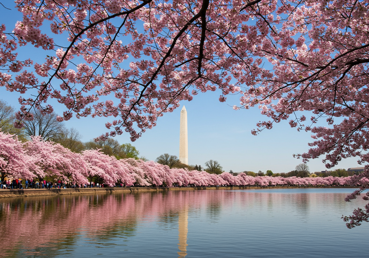 Appreciate the cherry blossoms