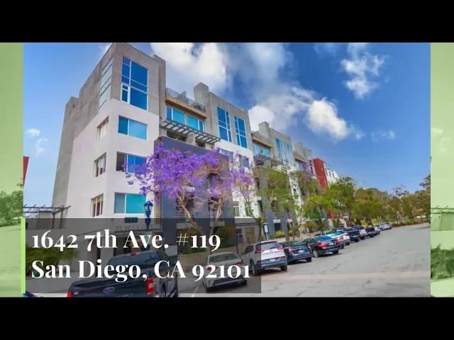 Just Listed! 1642 7th Ave. #119 San Diego, CA 92101