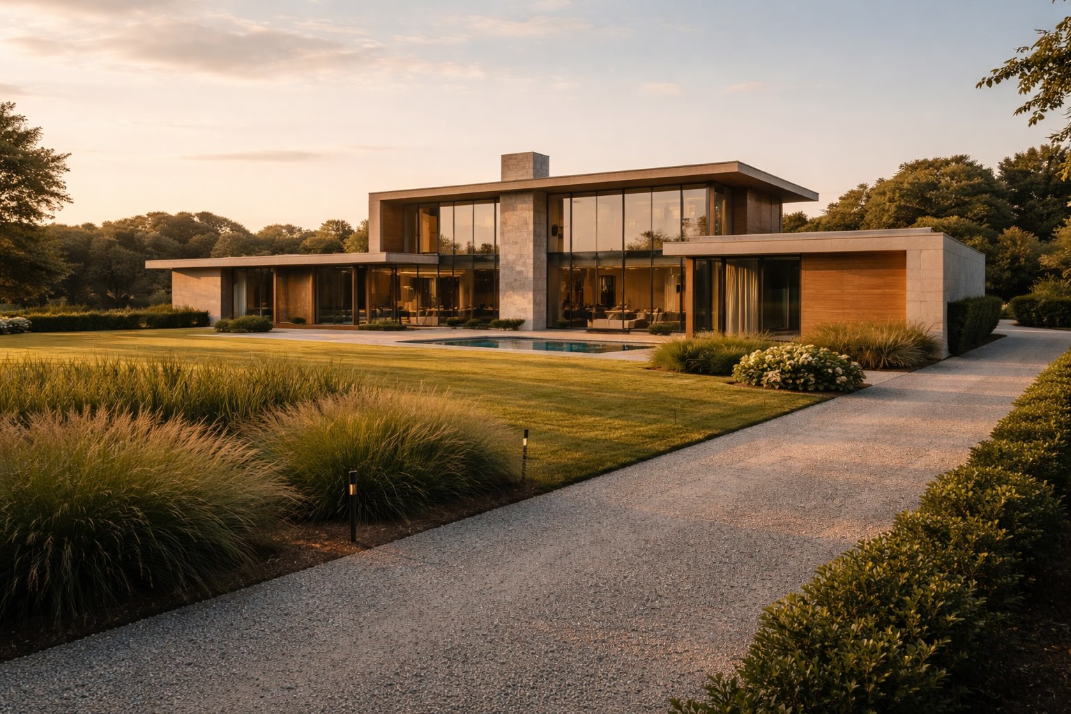 modern luxury home in Sagaponack