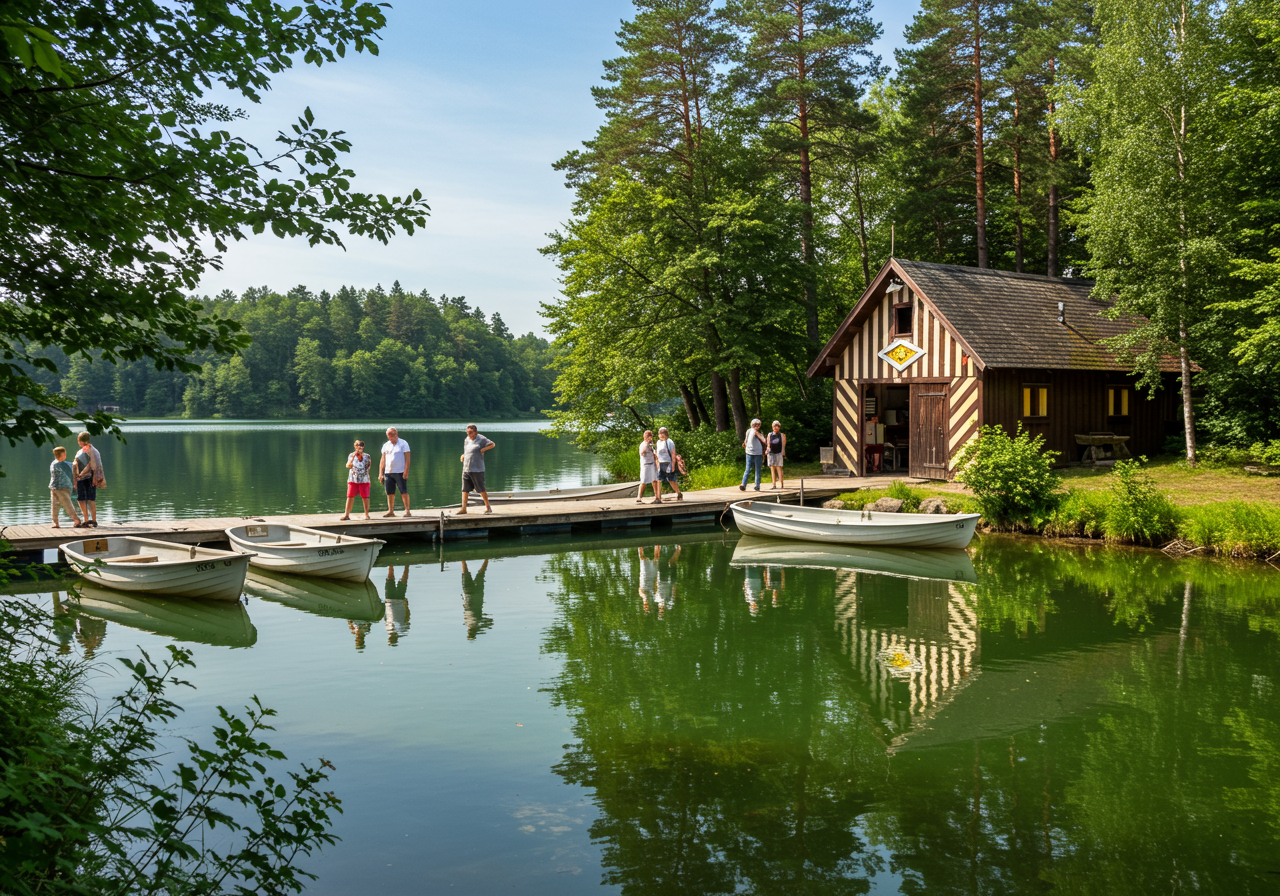 Stow Lake,now called Blue Heron Lake