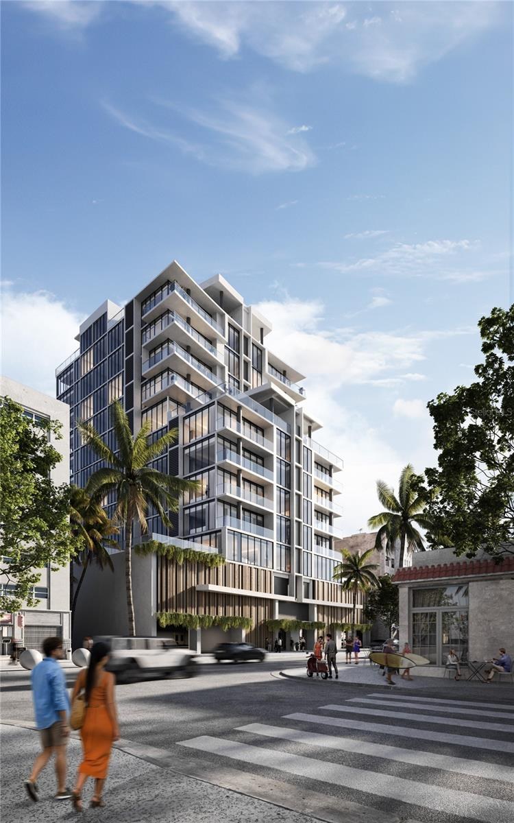 The Icon condominium building at 1120 Ashford Avenue in Condado