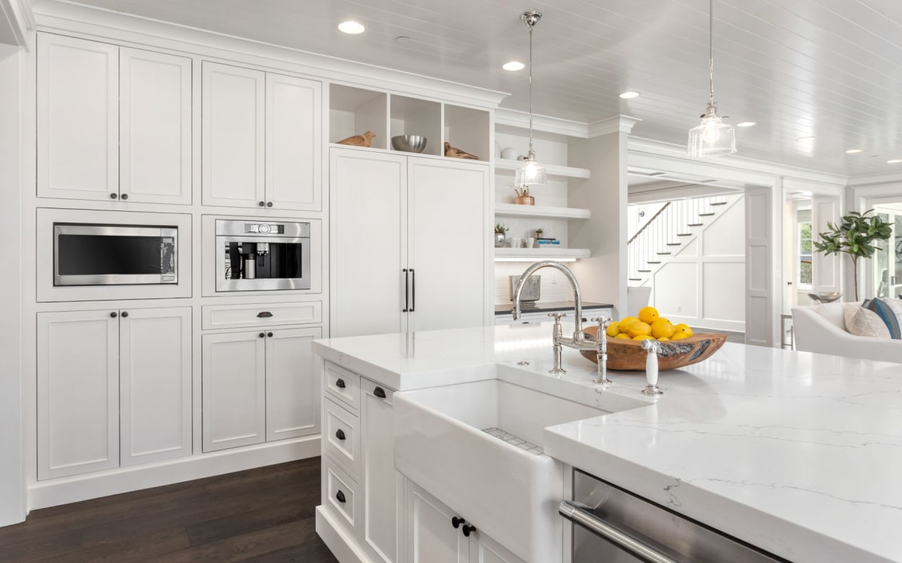 white kitchen