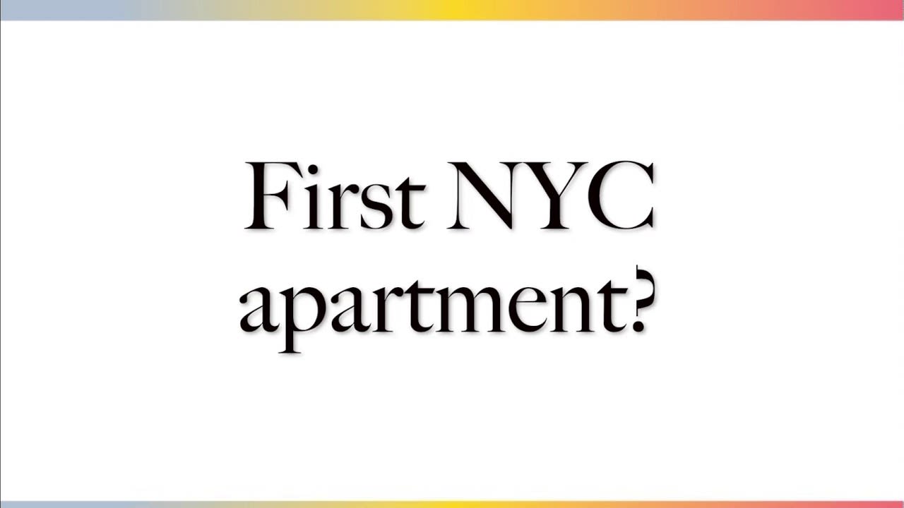 First apartment in NYC