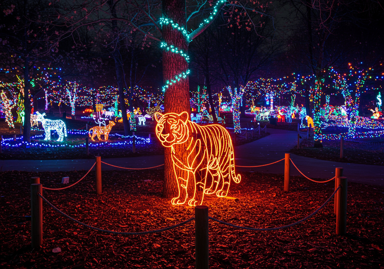 Denver Holiday Family Events - December 2022 - Zoo Lights