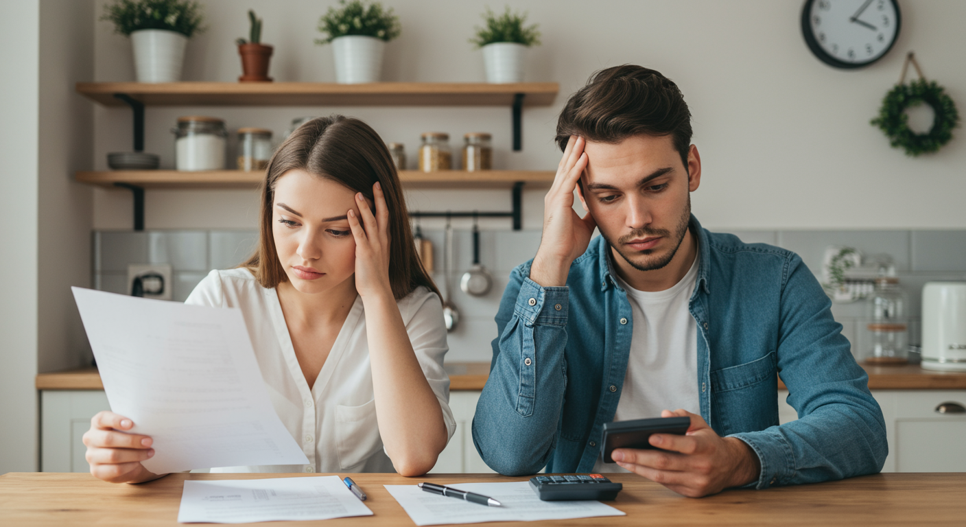 Asian couples are worried about debt and expenses. Stressful