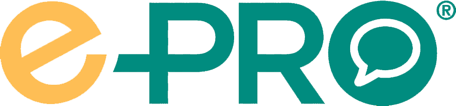 e-PRO® certification logo with yellow and teal text.