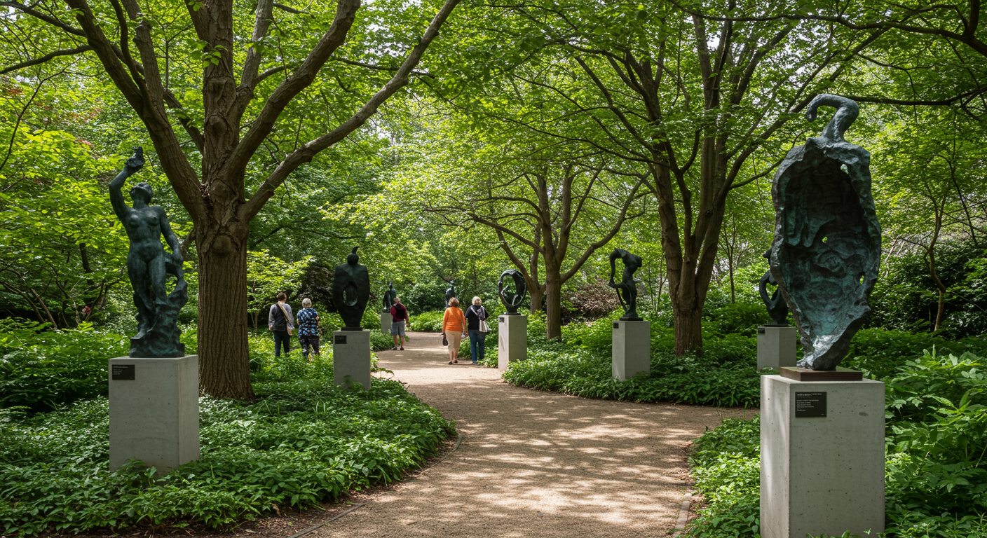 Umlauf Sculpture Garden Museum Crenshaw Austin Texas - spacesift