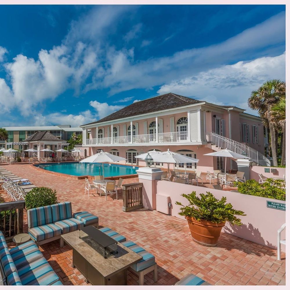 Oceanfront beach club and pool at Sea Oaks in Vero Beach