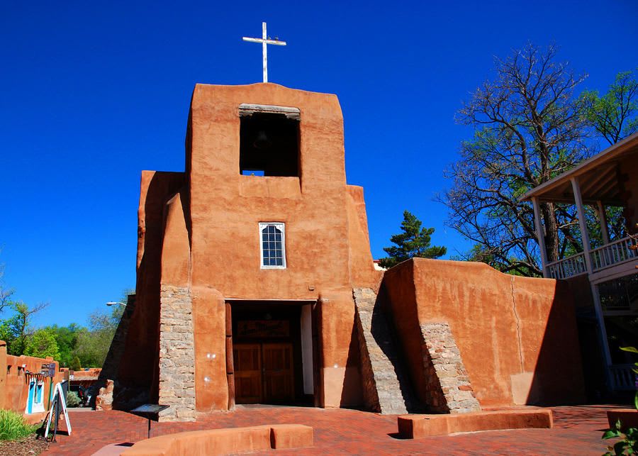 San Miquel Mission Chapel in Santa Fe, New Mexico