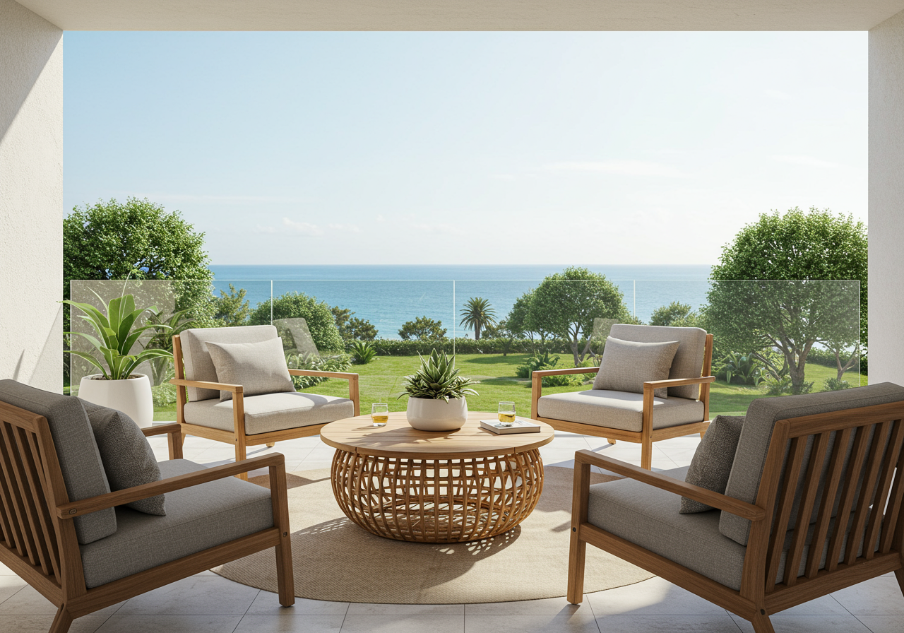 ocean view from lanai