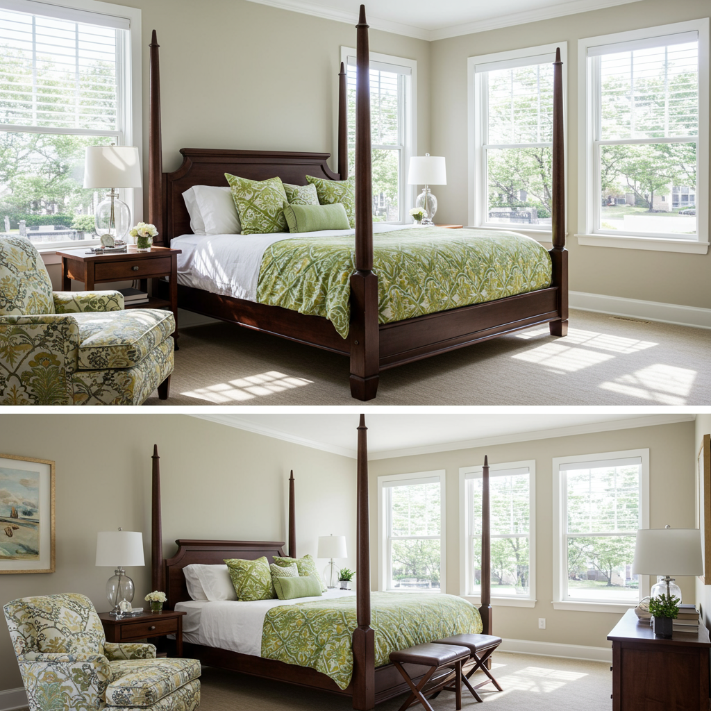 Home Staging Before And After Leesburg Townhouse