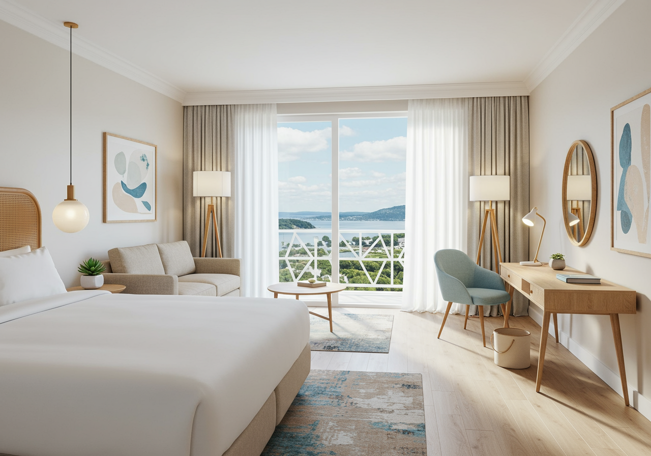 Guest room at Hyatt Regency Coconut Point