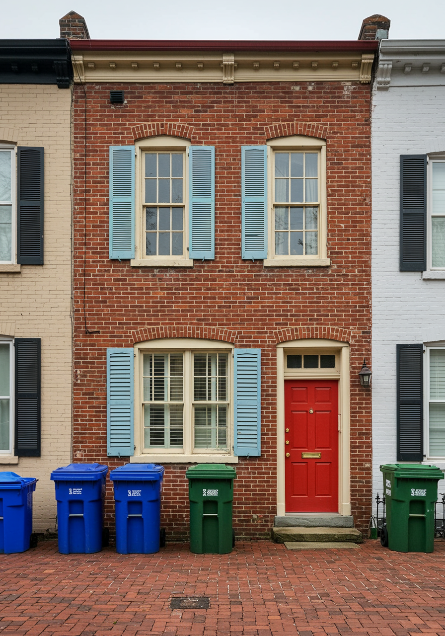 historic row houses in washington dc