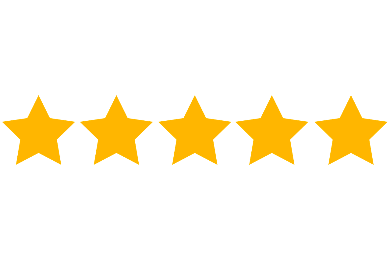 5 star rating
