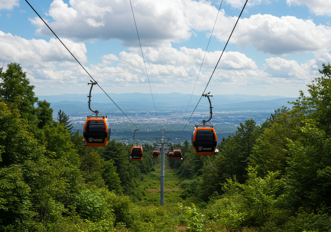 California Trail gondolas Oakland Zoo