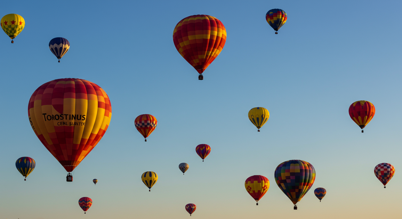 Conquer the skies with a hot air balloon ride