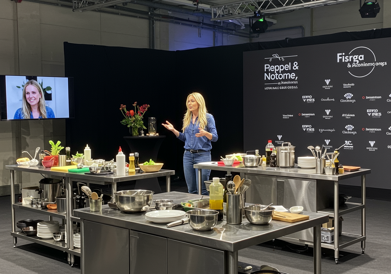 Vegan chef Leslie Durso offered a discussion and demonstration. 