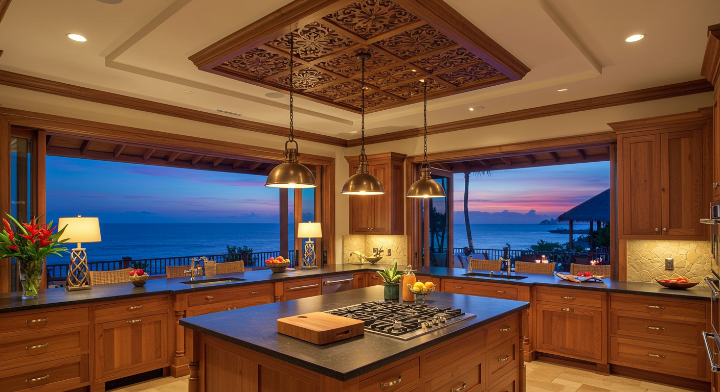luxurious chefs kitchen