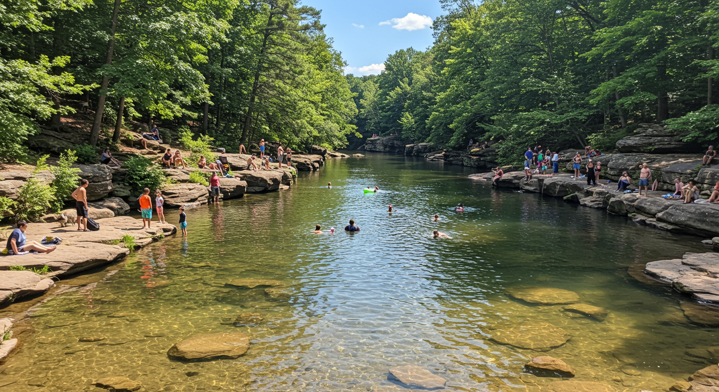 Nanaimo River Vancouver Island Swimming