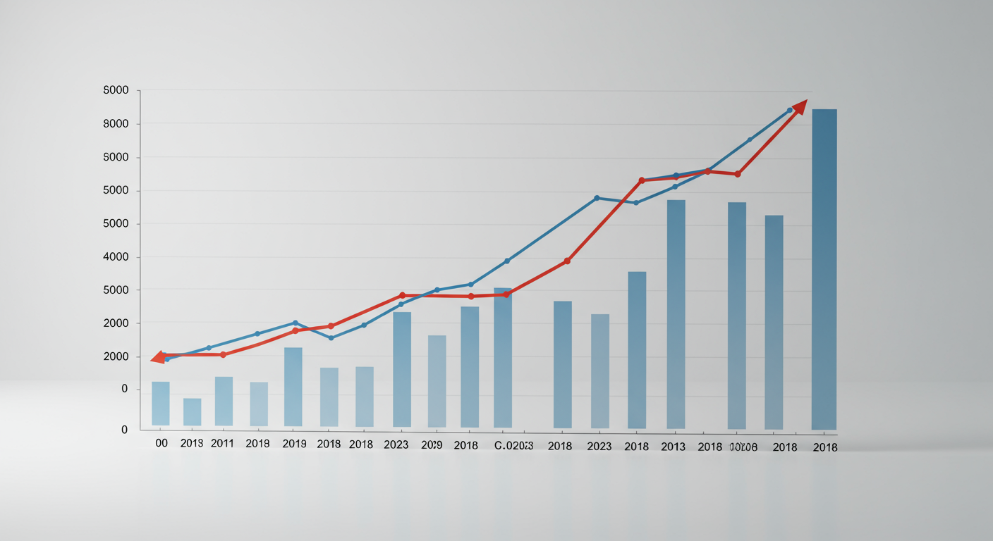 a graph of employment and financial crisis