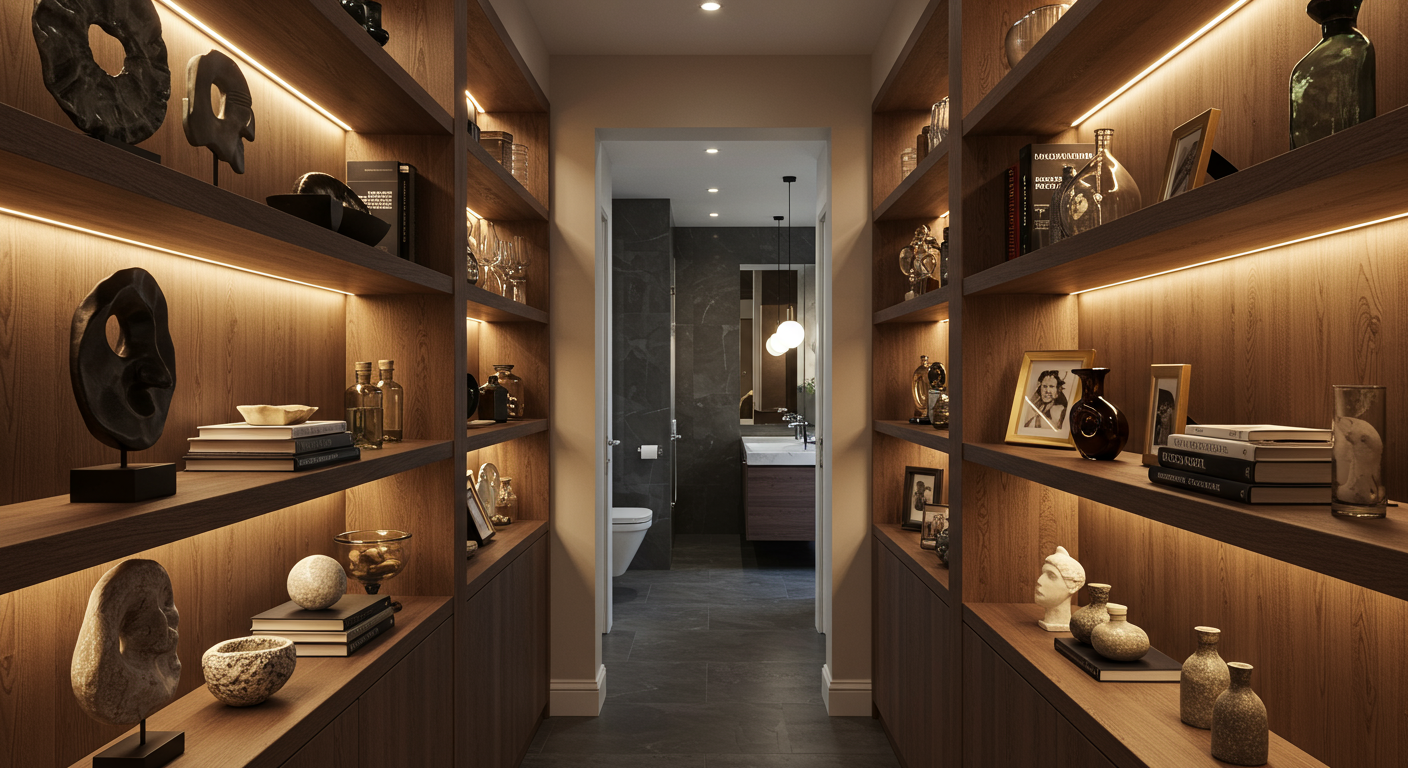 The master closet and bath.