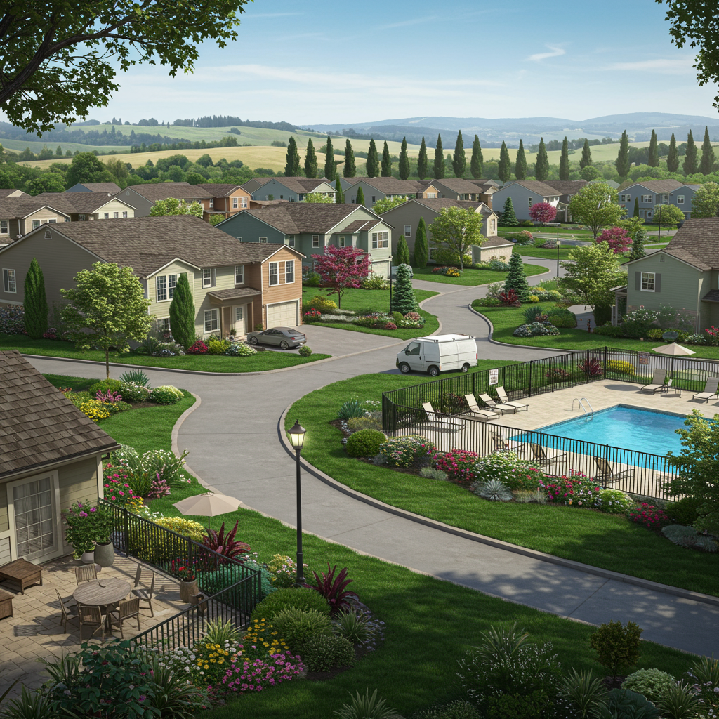 Clubhouse and amenities at The Groves of Irvine 55+ community