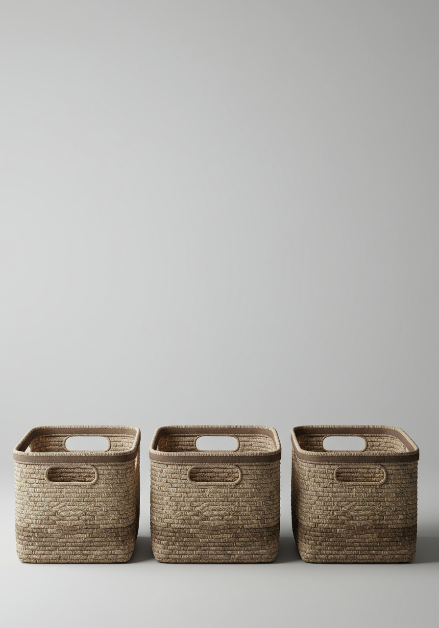 Metier reversible storage boxes
