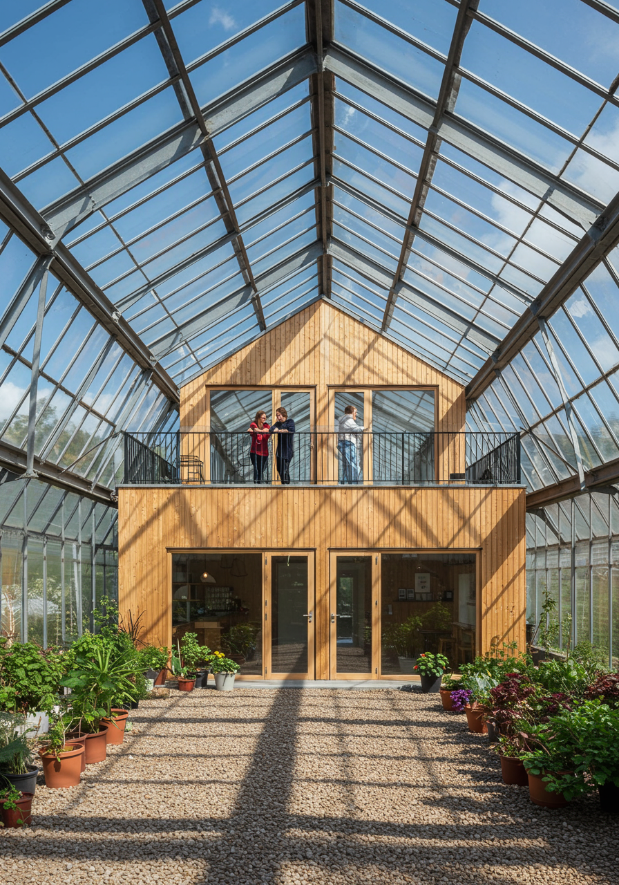 Influenced by late Swedish architect Bengt Warne’s naturhus concept (in short, a house built in an agricultural greenhouse), Roja Brimalm and Johan Holmstedt worked with architect Fredrik Olson at Tailor Made Architects to design their home southwest of Stockholm. 