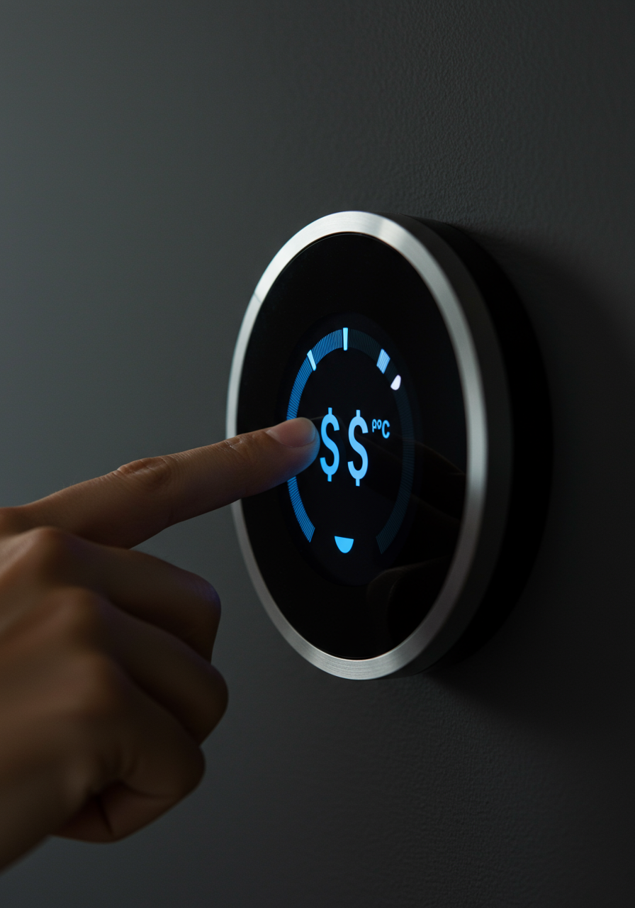 Set thermostat to savings!