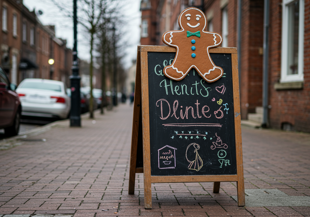 Lawrenceville Cookie Tour event with shops and holiday treats
